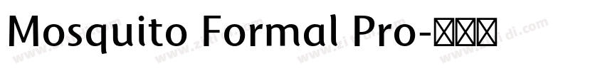 Mosquito Formal Pro字体转换